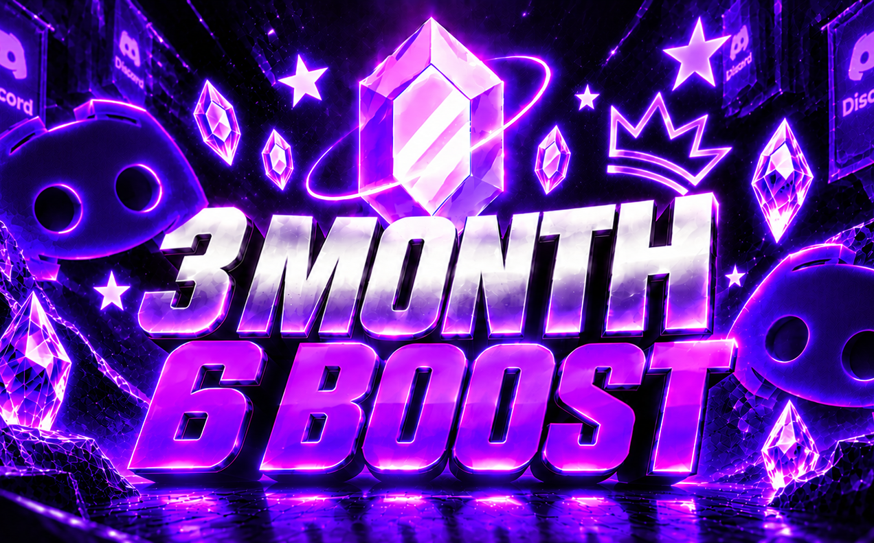 3 MONTH 6 BOOSTS