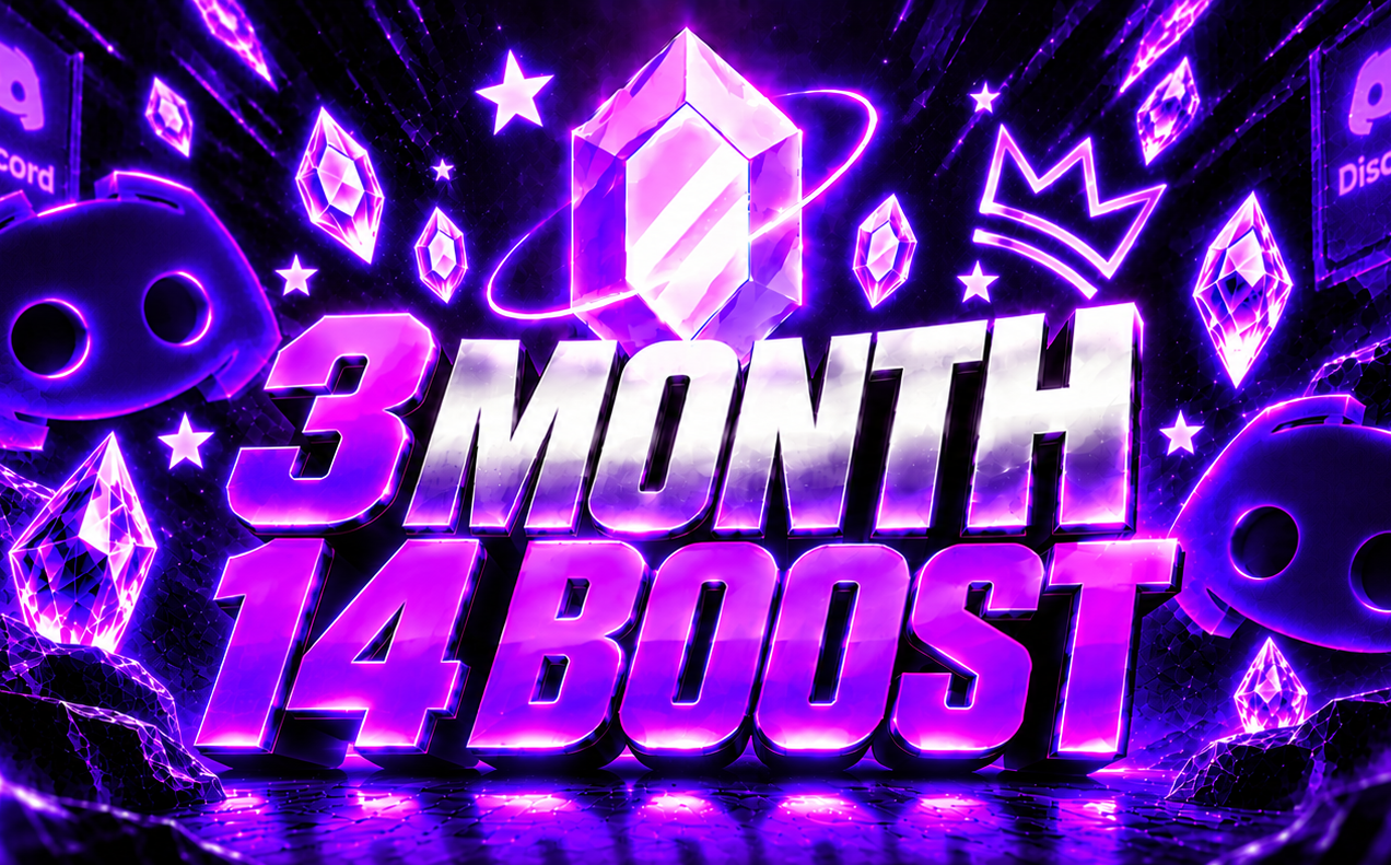 3 MONTH 14 BOOSTS