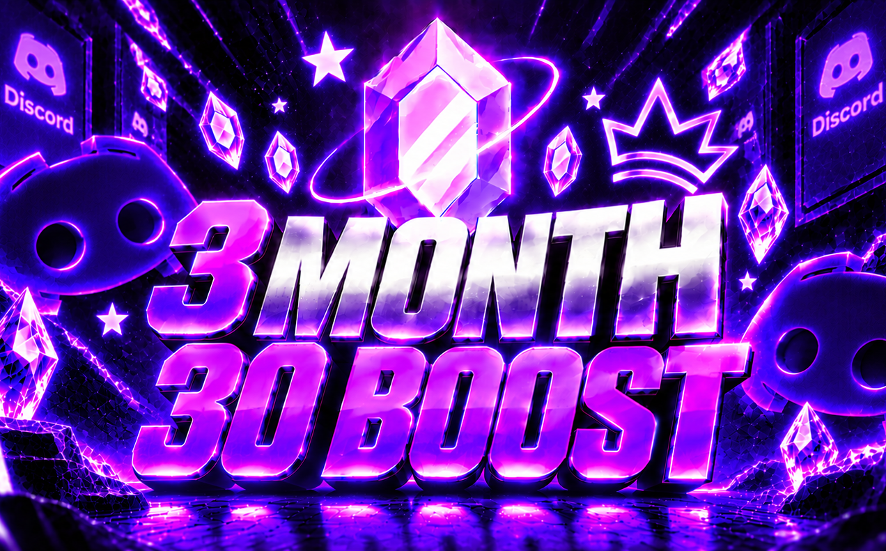3 MONTH 30 BOOSTS