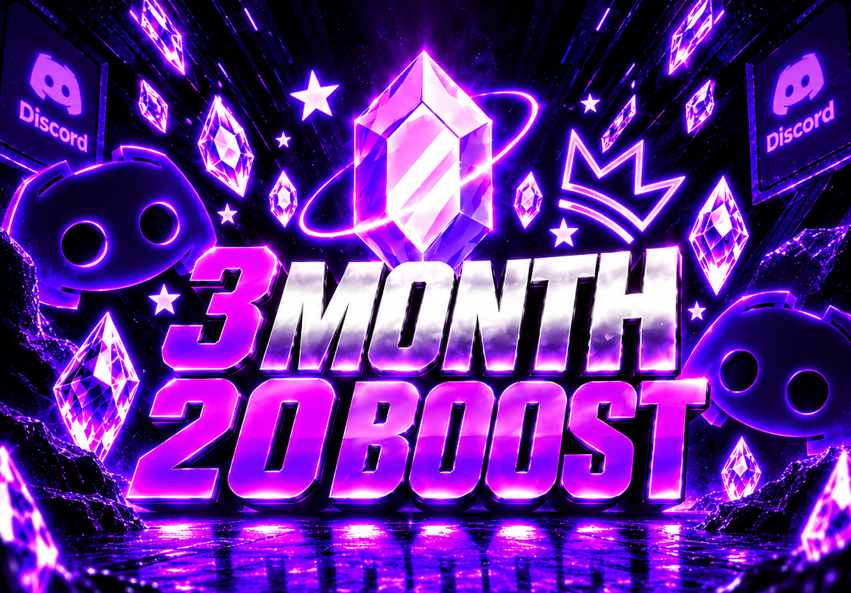 3 MONTH 20 BOOSTS